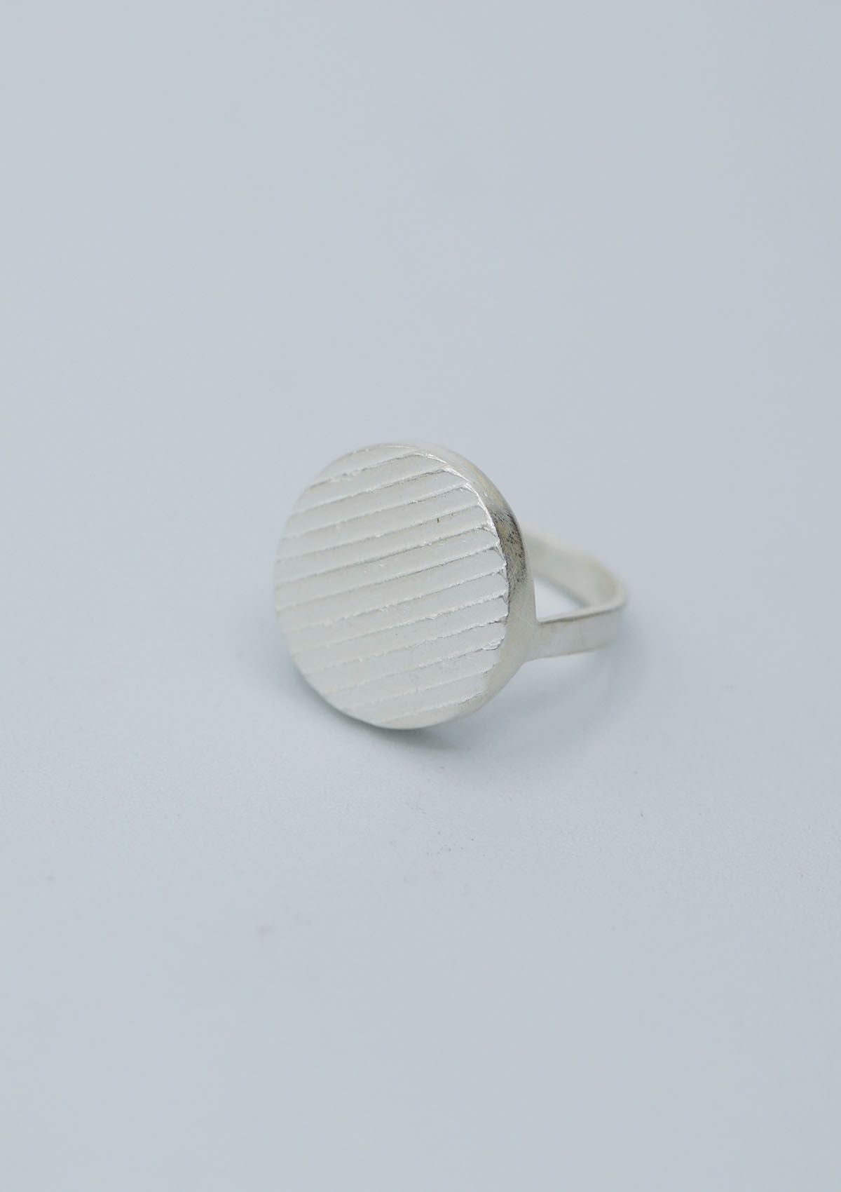 Pattern Ring ストライプ silver