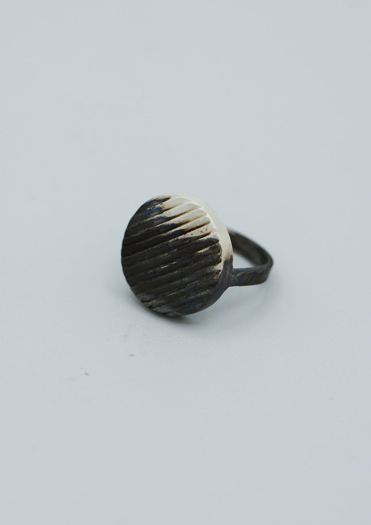 Pattern Ring ストライプ black